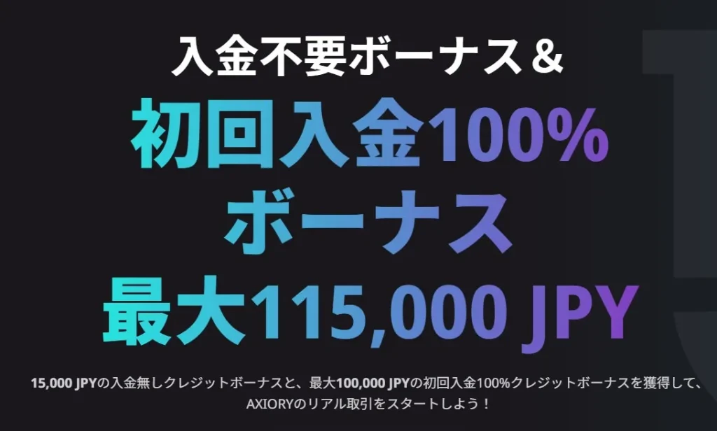 海外FXボーナス14位：AXIORY